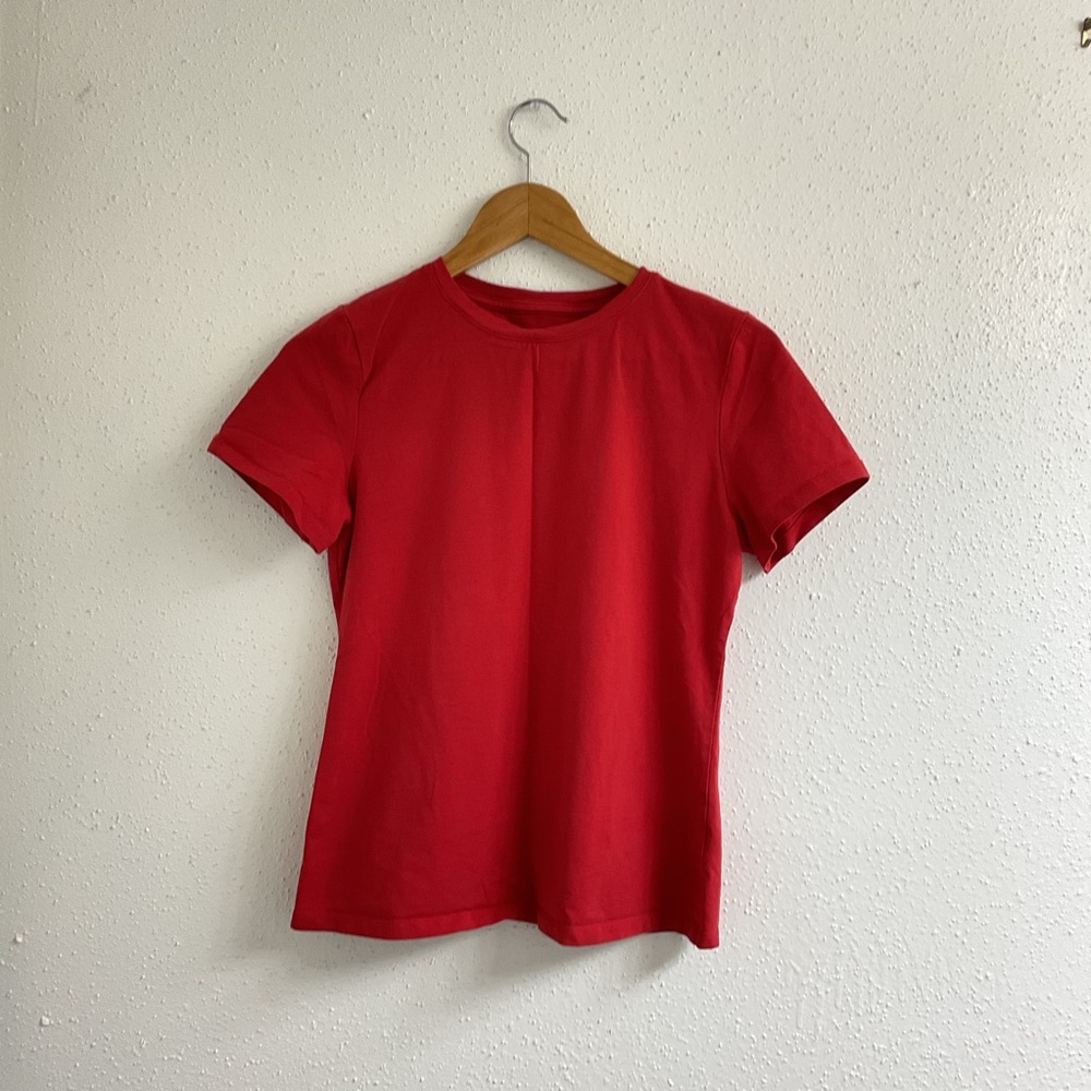 a new day Vibrant Red Short Sleeve Tee
